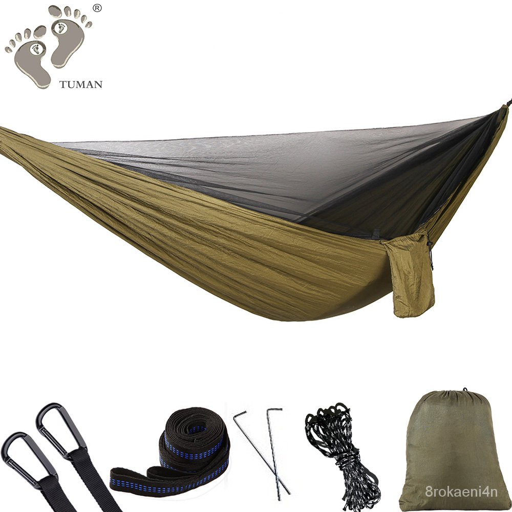 2022 New Arrival Summer Camping Heavy Duty Swing Hammock Brown ...