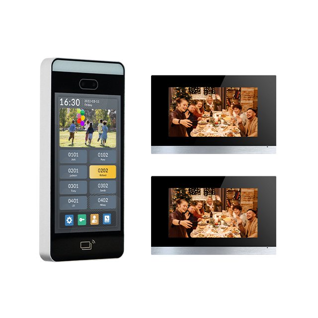 TUYA Android 8 Inch Intercom Smart Video Door Phone TCP/IP Villa ...