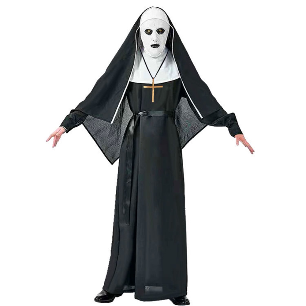 The Horror Scary Nun Valak Cosplay Costume Mask for men women Conjuring