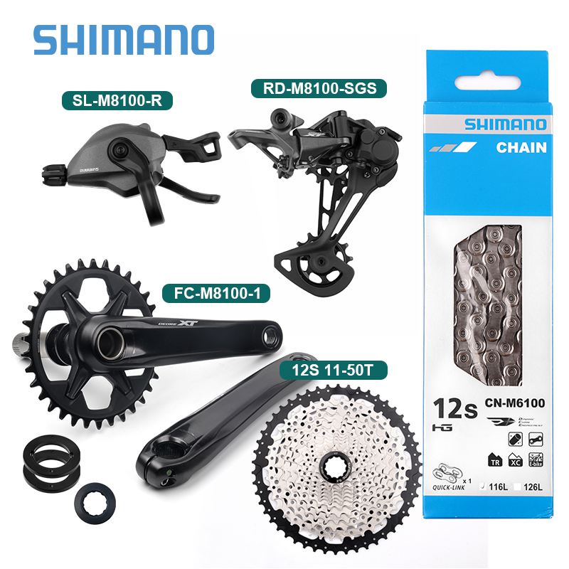 Cassette SHIMANO XT 12 Vitesses CS-M8100 12V Pour VTT, Vélo Ville, Trekking - Neuve