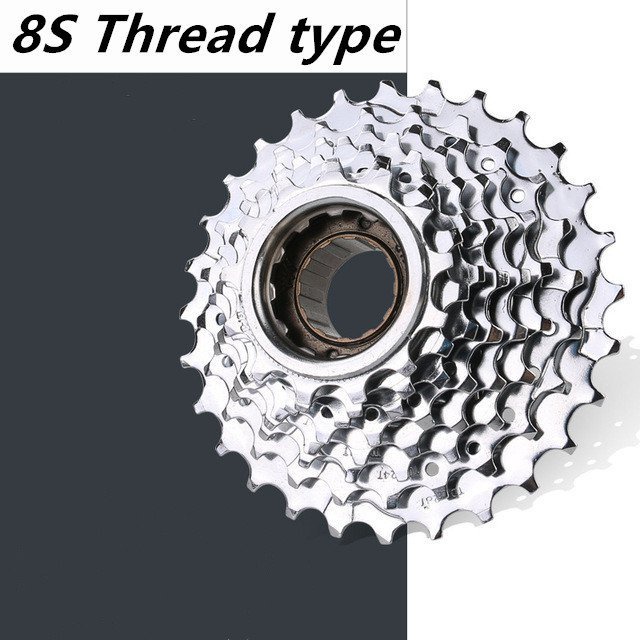 【Ready Stock】 8/9 Speed 13-32T MTB Cogs Silver Steel Thread Type ...