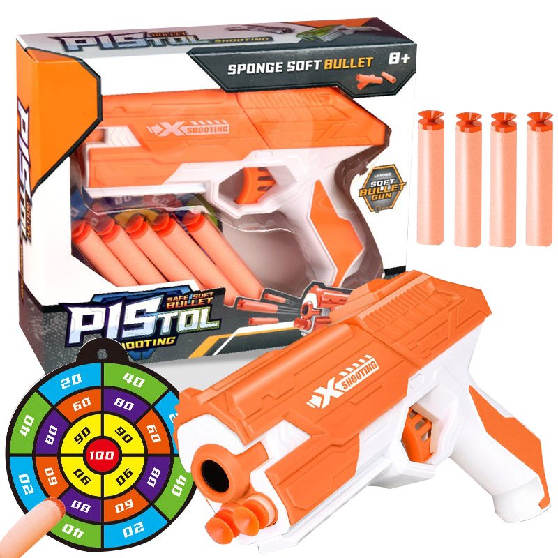 Gun Toys Soft Bullet Manual Shooting Foam Blaster Battle Toy Shooting