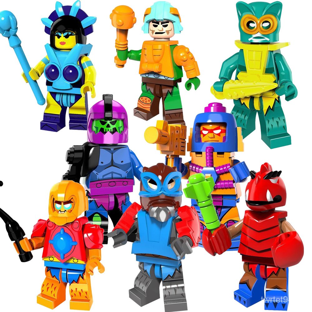 PG8094 Bricks He-Man MASTERS ABS Plastic DUNCAN TRAP JAW MANAFACE ...