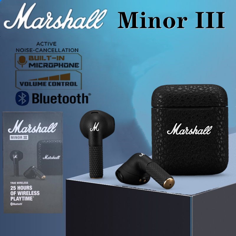 Marshall Minor Iii Tws Wireless Bluetooth Earphones Noise Reduction Sports Hifi Headphones With