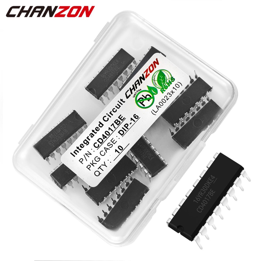 10PCS/LOT CD4017 CD4017B CD4017BE 4017 DECADE COUNTER DIVIDER IC