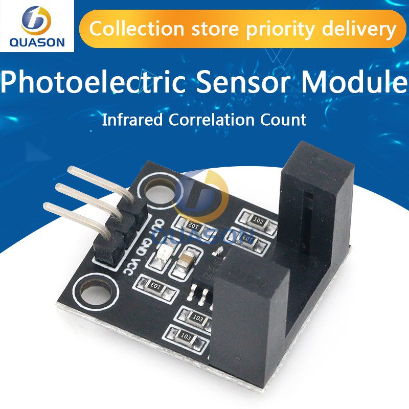 Beam Photoelectric Sensor Electric Counter Module Lm393 Motor Count Speed Sensor Module Test 6536