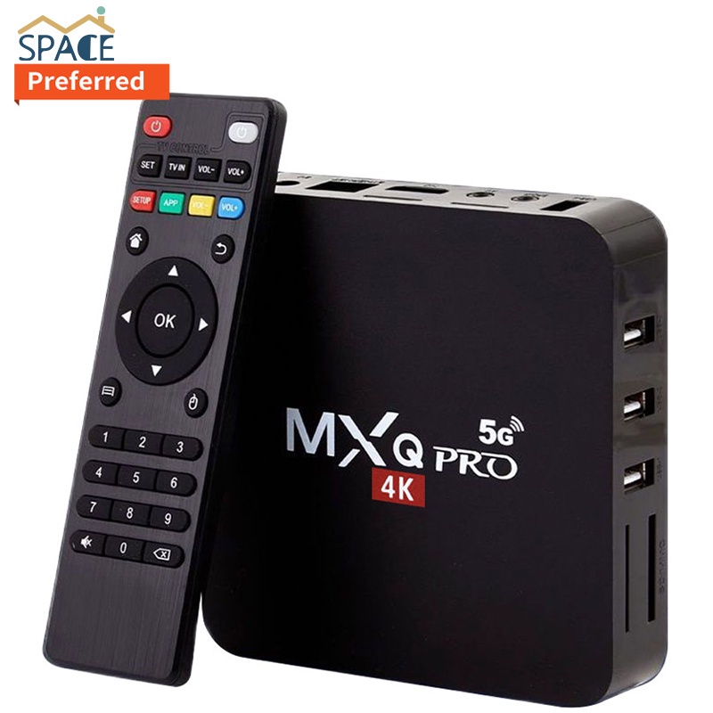 ☸﹍M-SPACE tv box The New mxq pro tv box 4k 5g android smart tv box ...