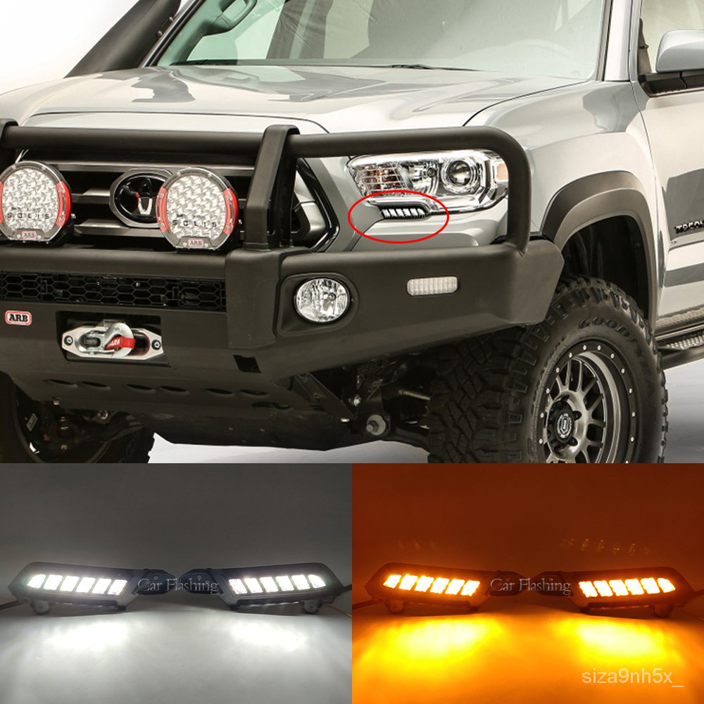 AUXBEAM LED Bumper Fog Lights For Toyota Tacoma 2016-2021 – Projector Driving Lamps, 2500LM, DOT/SAE