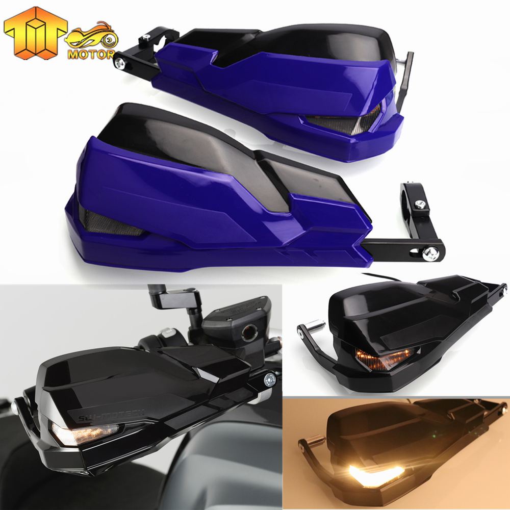 Motorcycle Handlebar LED Handguards Turn Signals For Triumph Trident