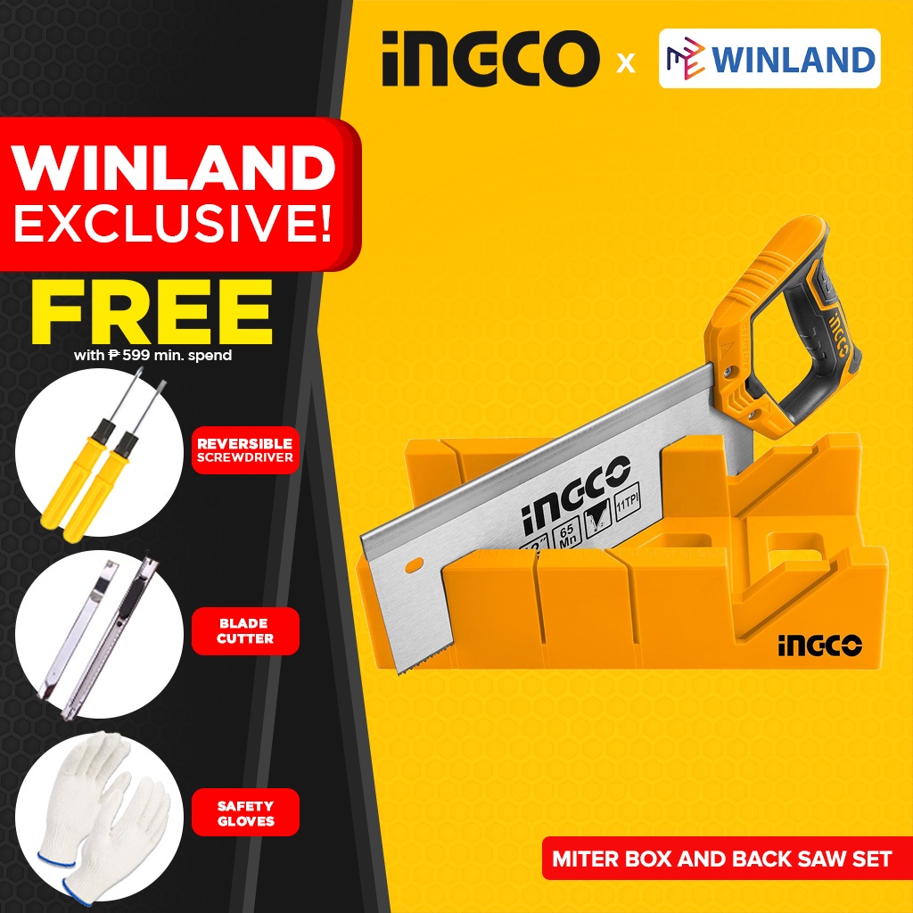 INGCO by Winland Miter Box Mitre Saw and Back Saw Lagari ING-HT ...