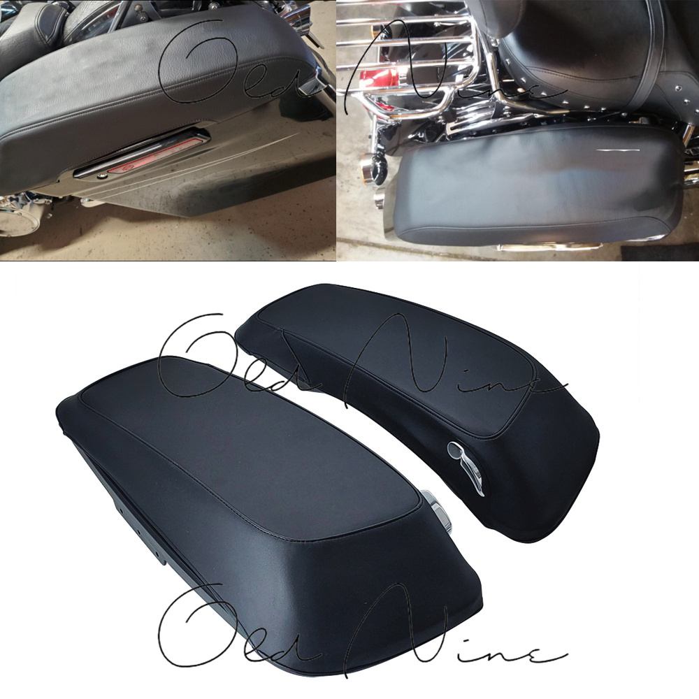 Premium Saddle Bag Lid Covers For Harley Touring Baggers Saddlebag Road