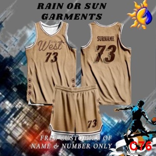 Wild west 01 BASKETBALL JERSEY FREE CUSTOMIZE OF NAME AND NUMBER