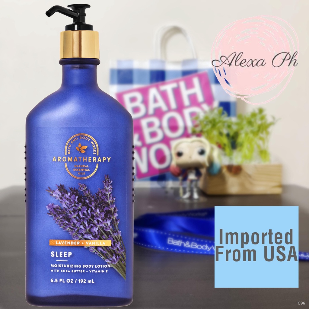 ☑Bath And Body Works, SLEEP, LAVENDER + VANILLA, Aromatherapy