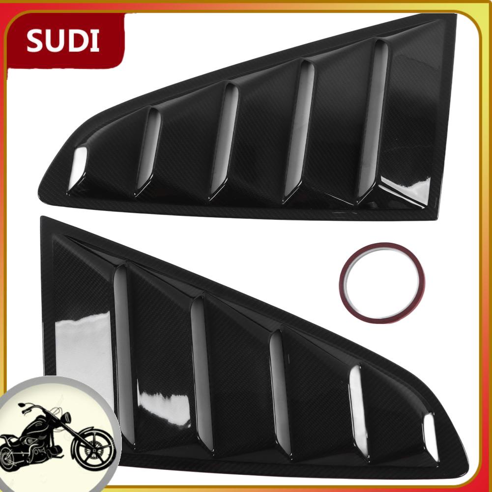 ☌sudi Side Window Louver 2pcs Wear Resistant Vent Scoop For Car 