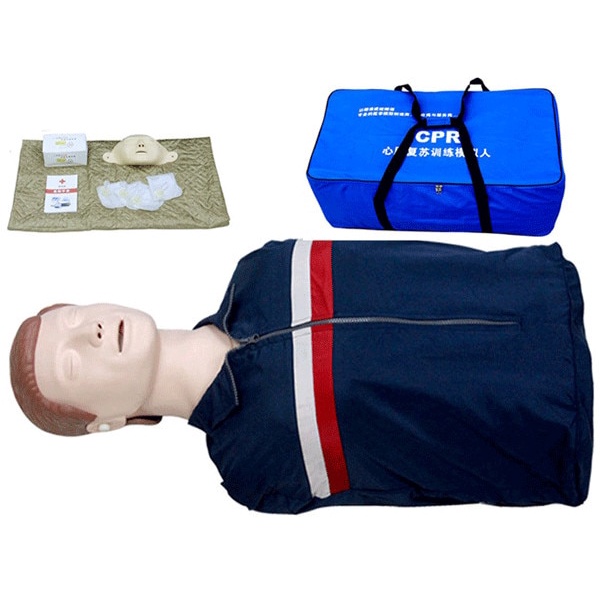Half body medical adult CPR nursing Manikin model training dummy model ...