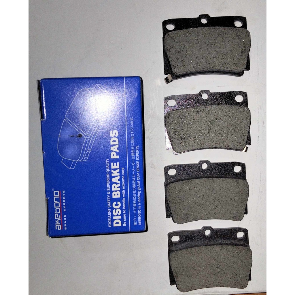 MITSUBISHI MONTERO BRAKE PADS REAR 20062023 (AKEBONO JAPAN) Shopee