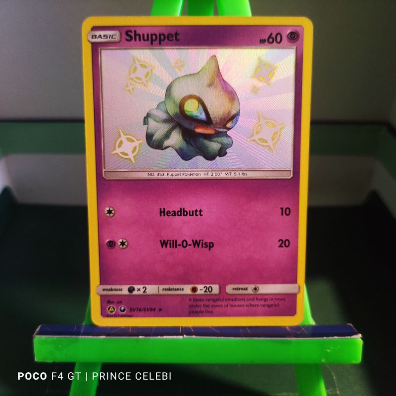 shiny shuppet pokemon card Shuppet main image 1