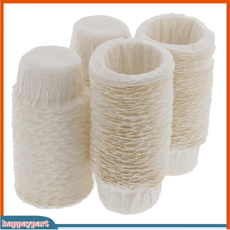 (happaypart) 100pcs Home Kitchen Disposable Paper Filters Cups ...