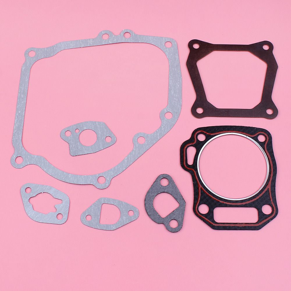 Crankcase Cylinder Valve Head Carburetor Intake Gasket Set For Honda 