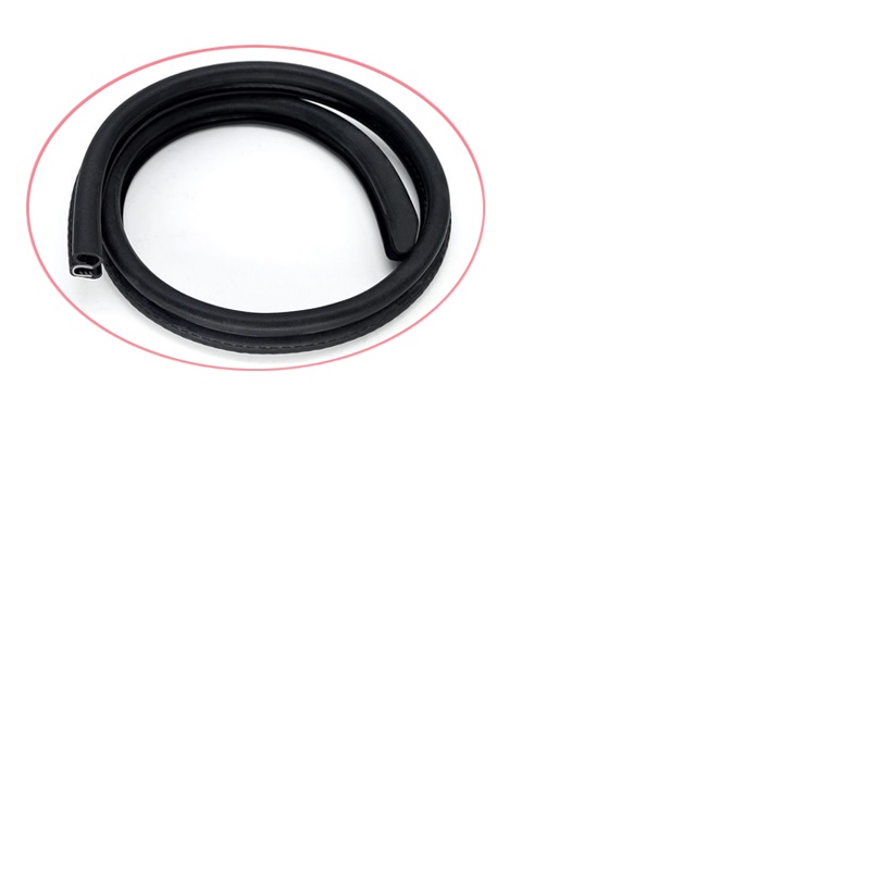 2pc Car B Pillar Rubber Seal Strip AntiNoise Dustproof Front Door Edge