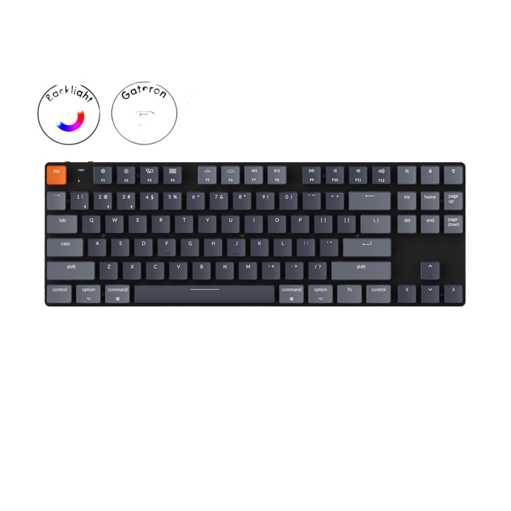 ⊕Keychron K1 SE Mechanical Keyboard, Tenkeyless, Wired/Bluetooth, RGB