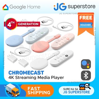 Google Chromecast 4th Generation with Google TV Streaming Media Player – JG  Superstore