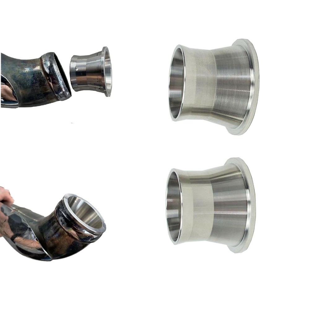 Stainless Motorcycle AntiReversion Drag Pipe Exhaust Power Torque