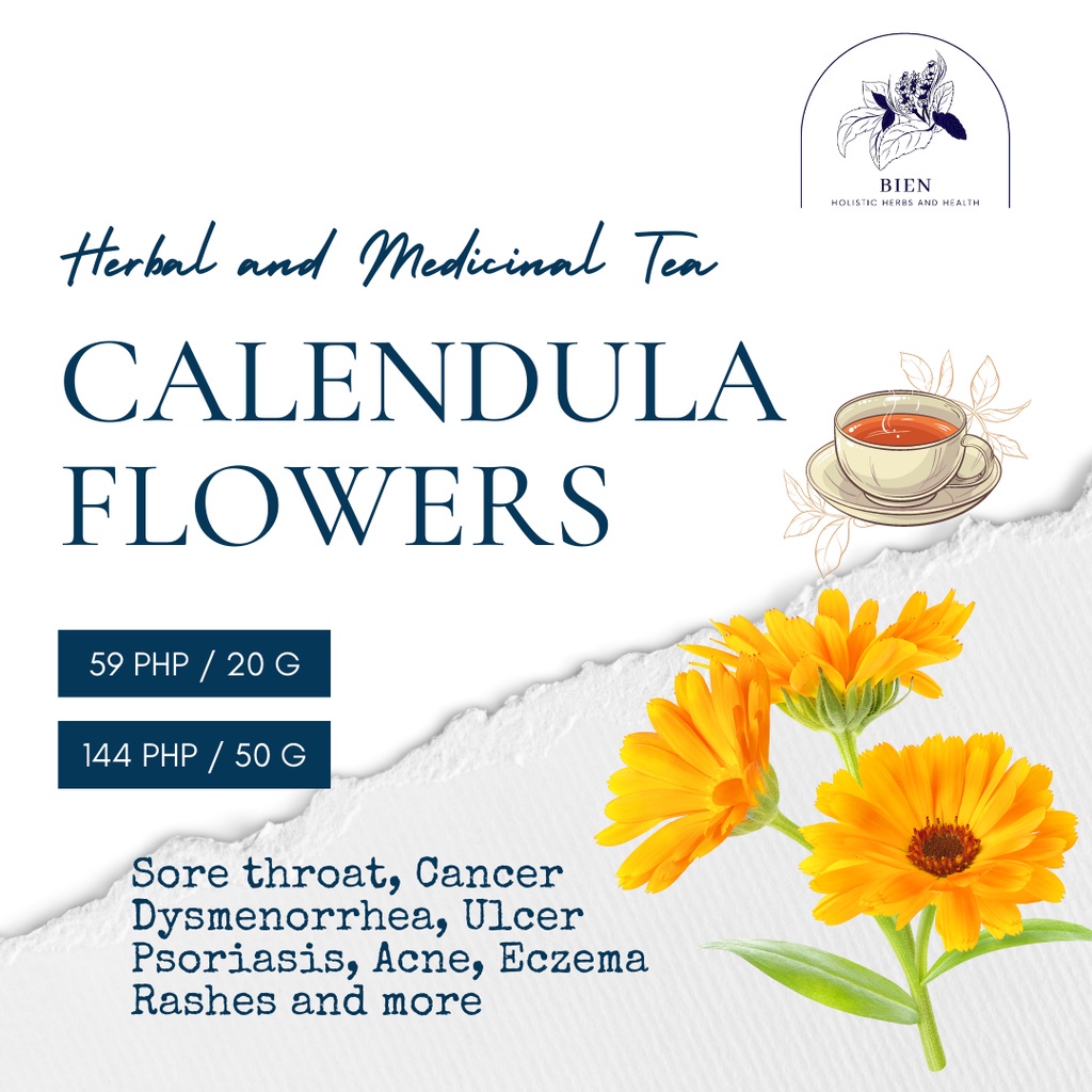 DRIED CALENDULA FLOWERS/CALENDULA FLOWER TEA 20 g/50 g/100 g | Shopee ...