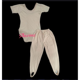 ✲✓leotards and tights for kids short sleeves set