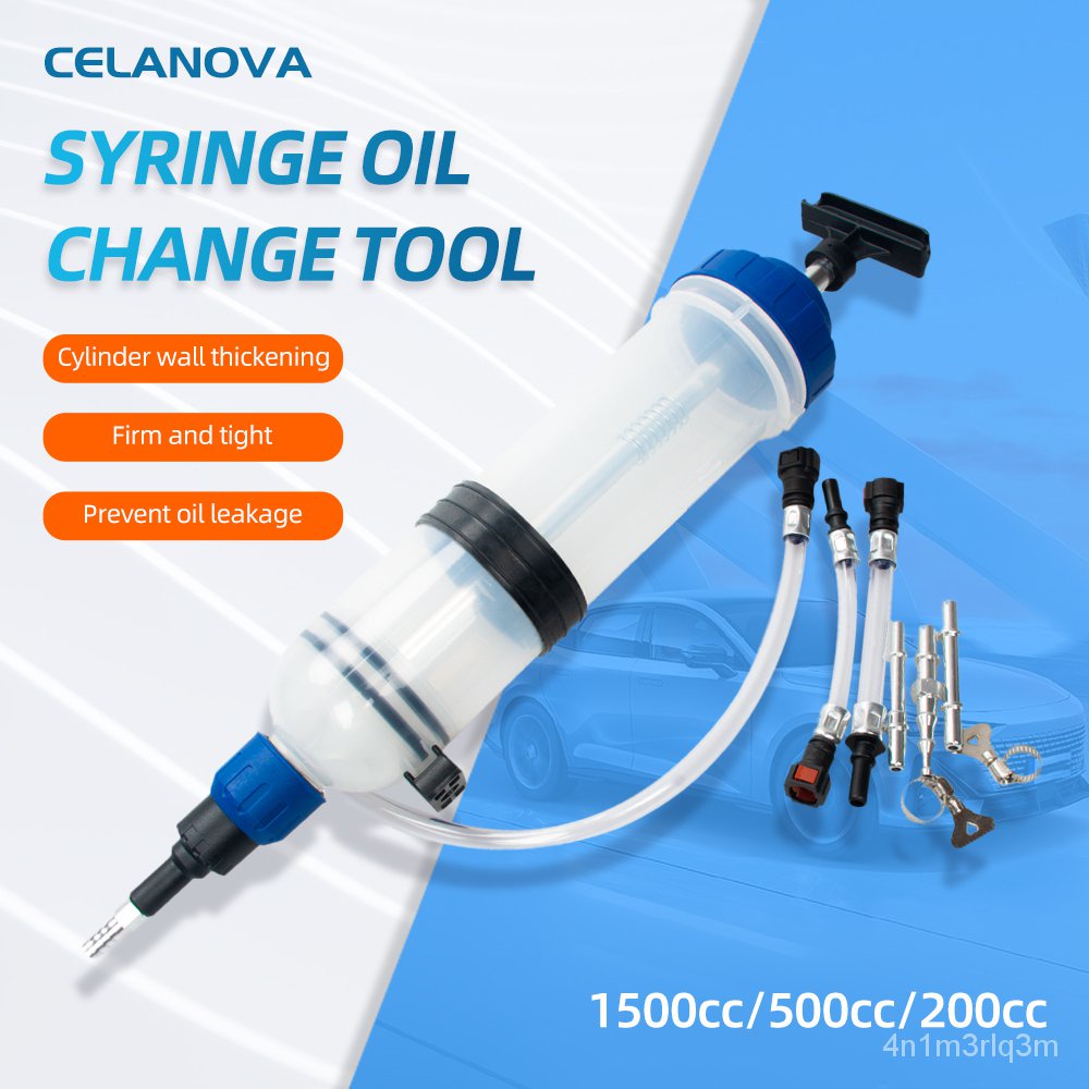 Syringe For Car Oil Fluid Extractor Filling Oil Change Bottle Transfer