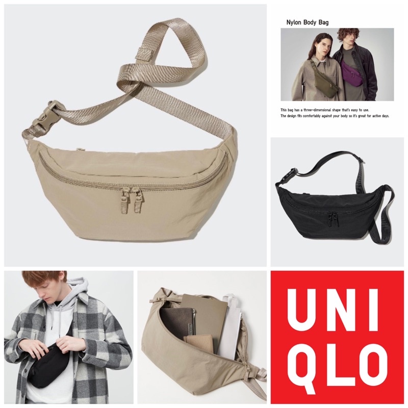 Authentic Uniqlo NYLON BAGi