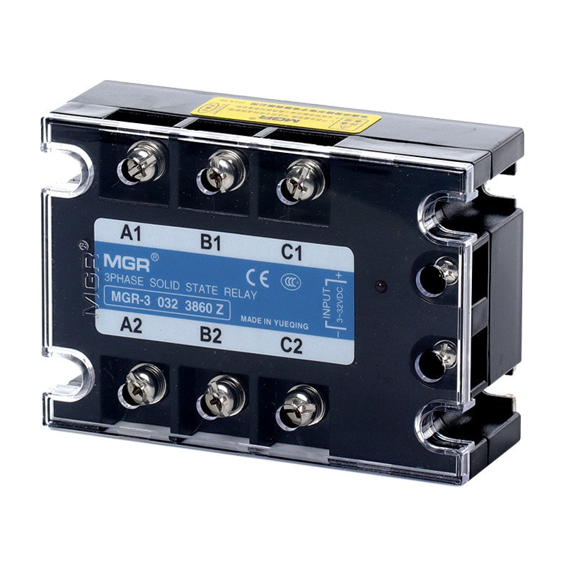 Three Phase Reversing Solid State Relay 1030VDC 480VAC Forward Reverse