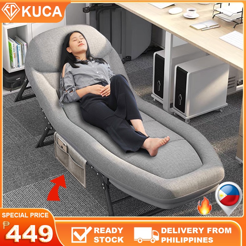 10 Free Ts Kuca Folding Bed With Foam Folding Chair Foldable Bed Reclining Chair Shopee