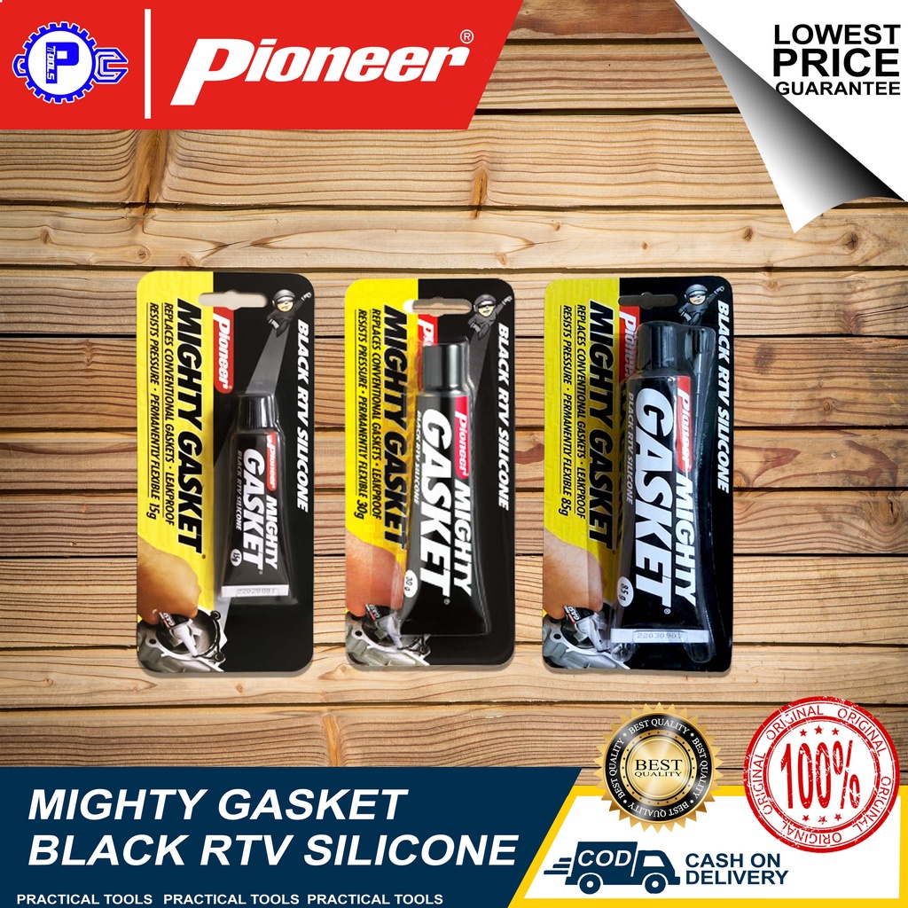 Pioneer Mighty Gasket Black RTV Silicone SEALANTS Shopee Philippines