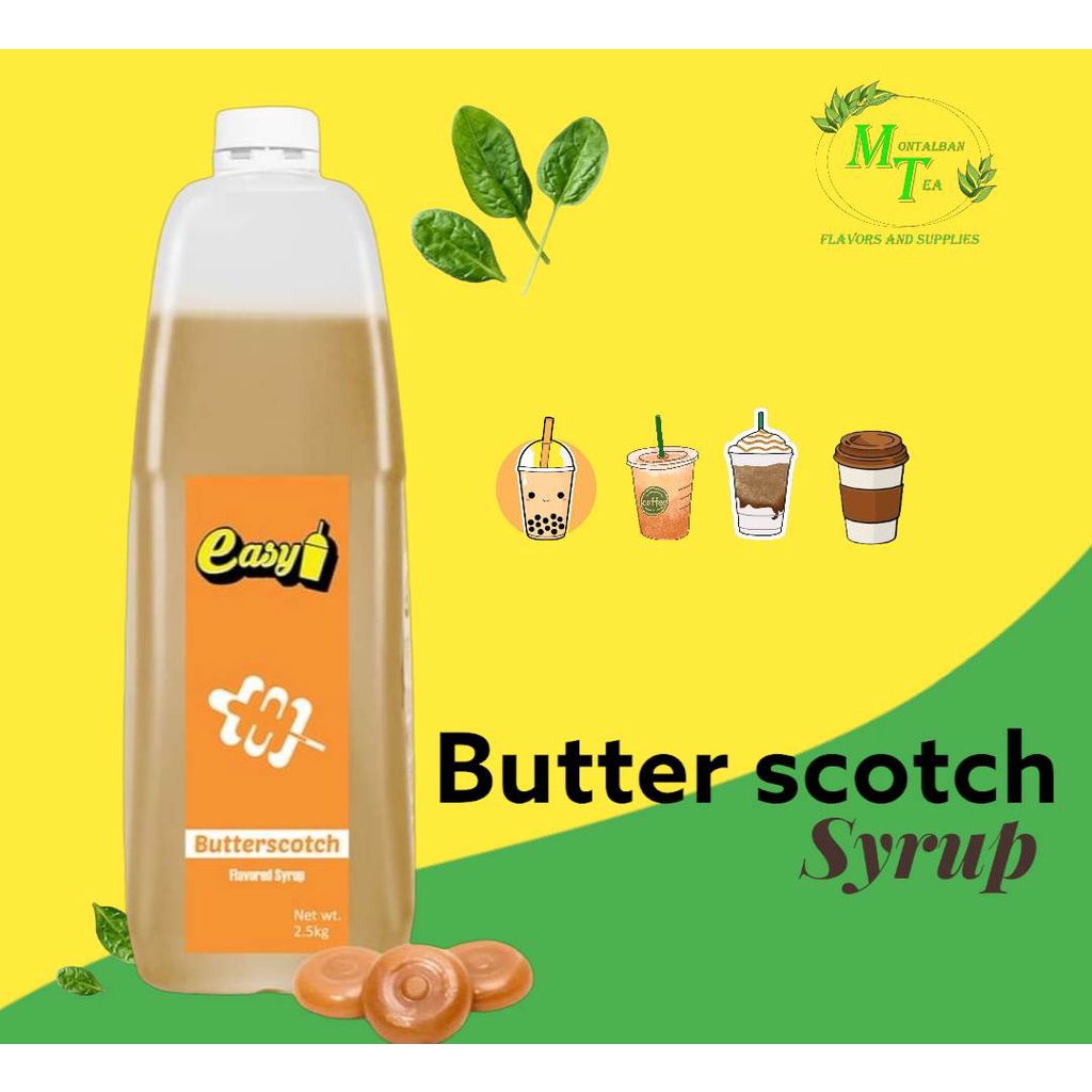 Easy Butterscotch Syrup 2.5kg Shopee Philippines