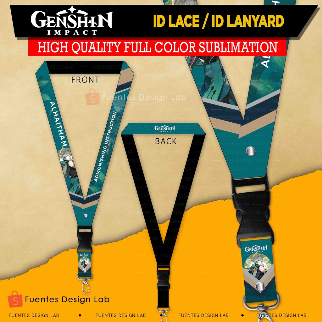 Alhaitham-Genshin Impact ID Lace-HIGH QUALITY PRINT | Shopee Philippines