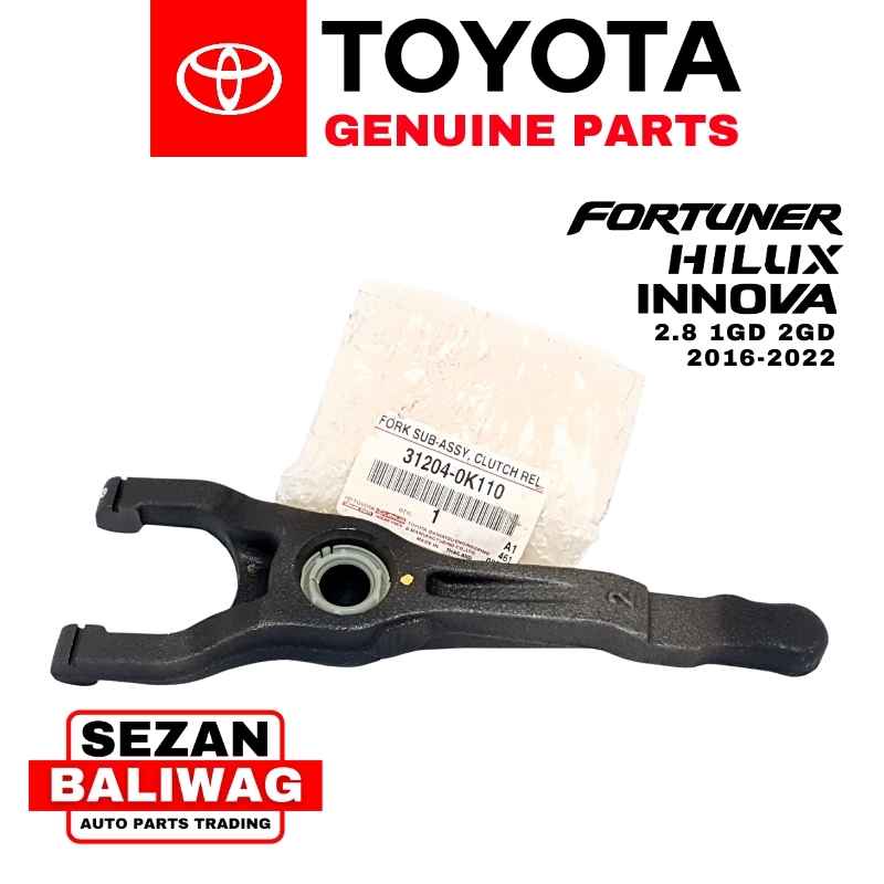 ORIGINAL TOYOTA CLUTCH FORK MTM INNOVA FORTUNER HILUX 20162022 31204