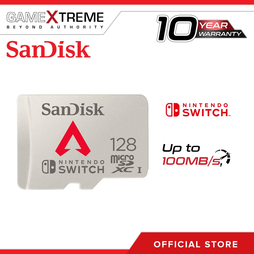 Sandisk Apex Legends For Nintendo Switch 128gb Microsd Uhs-i Card