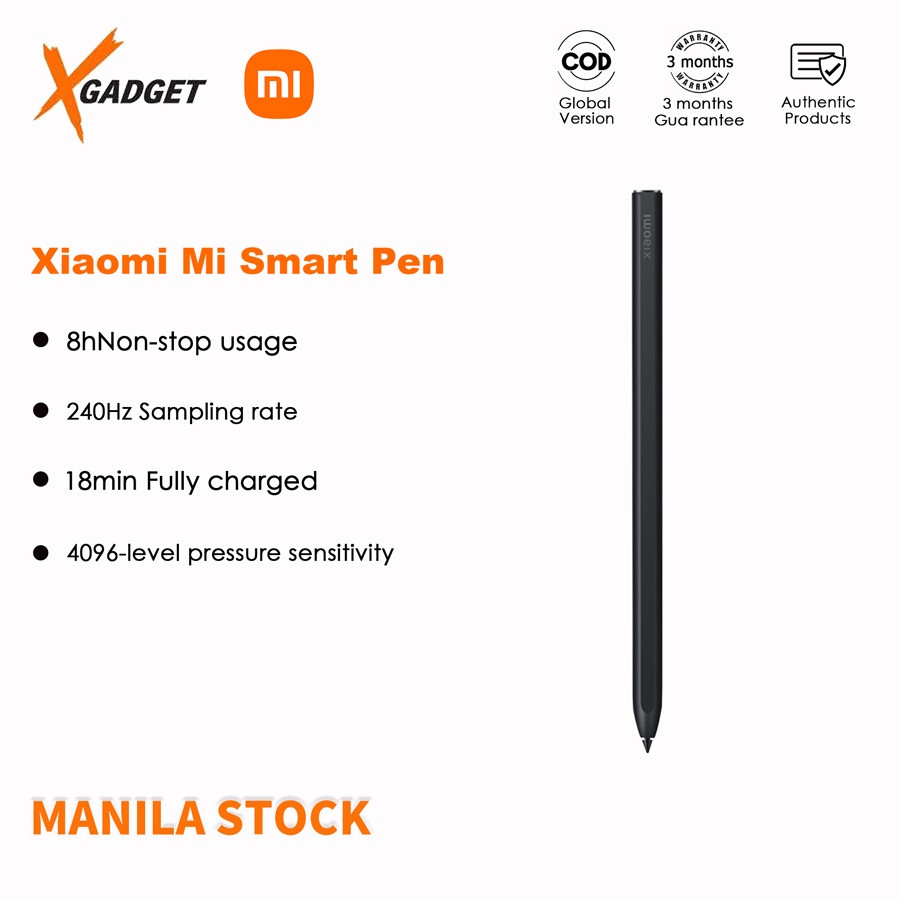 Xiaomi Mi Smart Pen for Mi Pad 5 Tablet With Drawing Writing 240Hz 4090 Pressure Sensitivity Pad