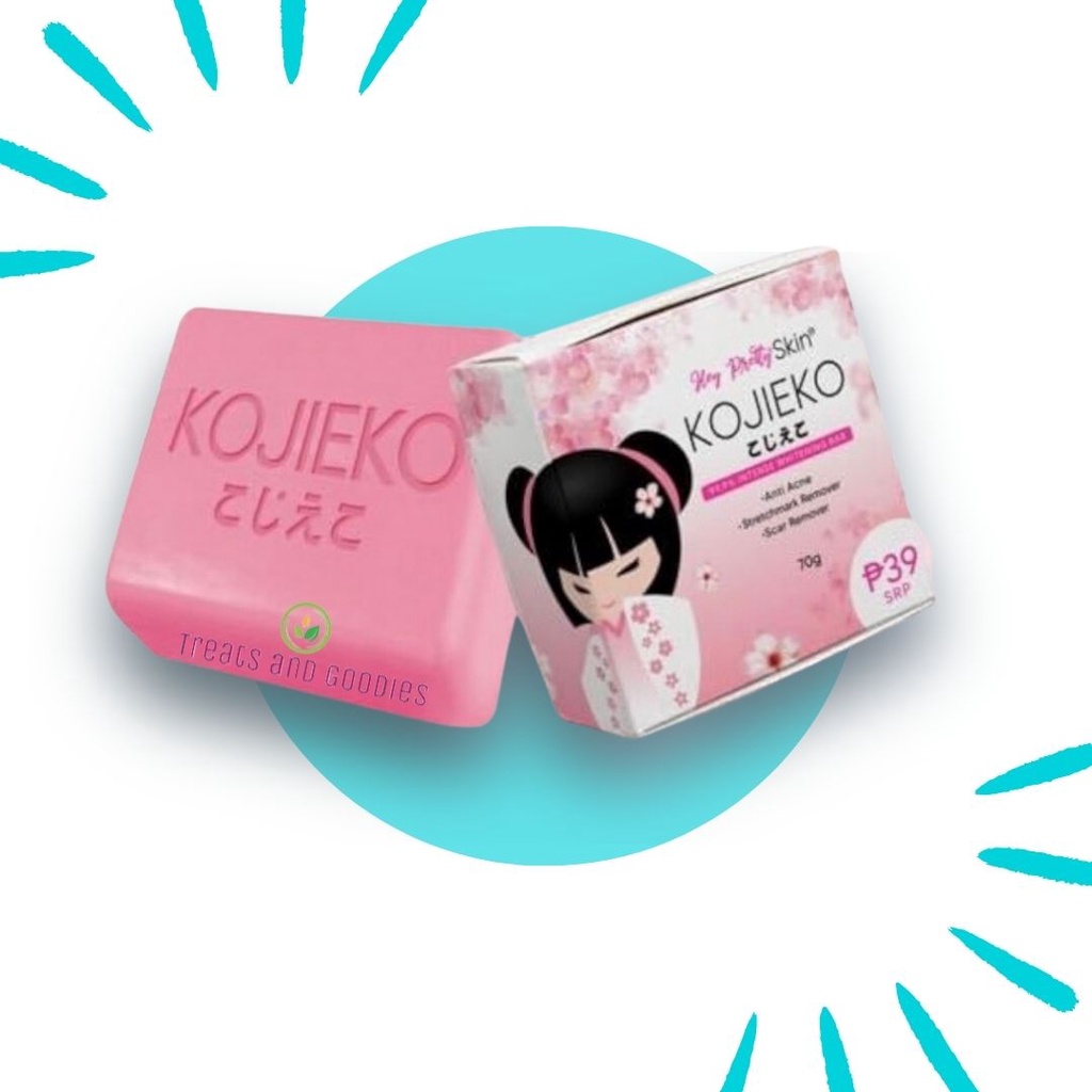 Hey Pretty Skin Kojieko Whitening Soap Kojic Intense Whitening Lightens