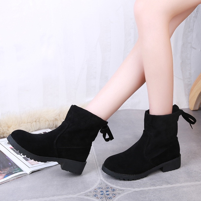 J&B H24 Best Selling fashion Boots Korean Style Leather(Heel: 1.5 ...