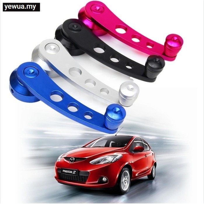 1 Set Car Window Shake Handles Aluminum Modified SUV Door Cranks Rocker ...