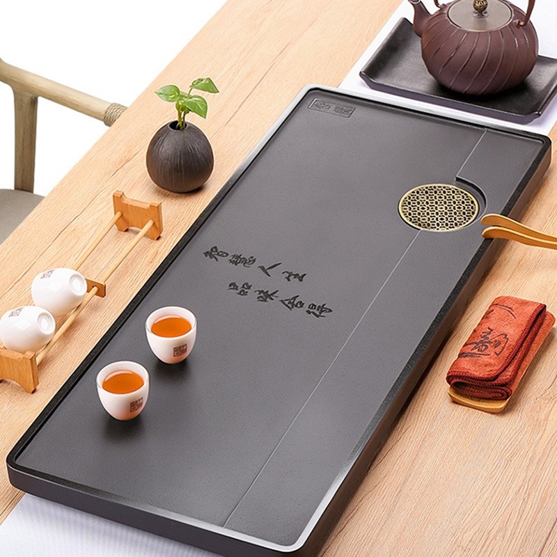 G0XR Chinese Stone Tea Tray Stone Afternoon Egg Tray Serving Tea Trays ...