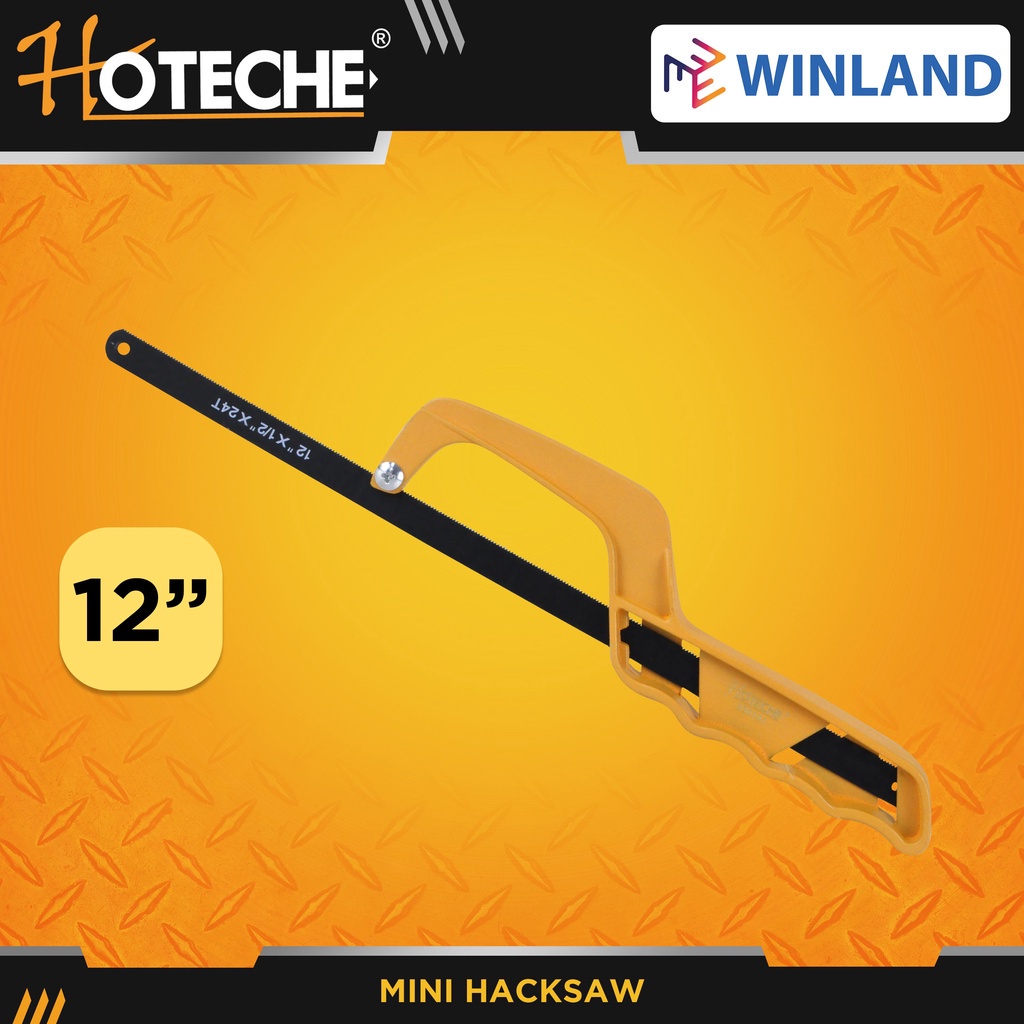Hoteche by Winland 12inches / 300mm Mini Hack Saw Frame Saw 330101
