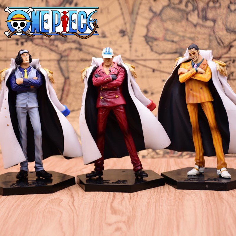 Qpqu Cm One Piece Admiral Of The Navy Figure Headquarters Sengoku Aokiji Kizaru Akainu Anime