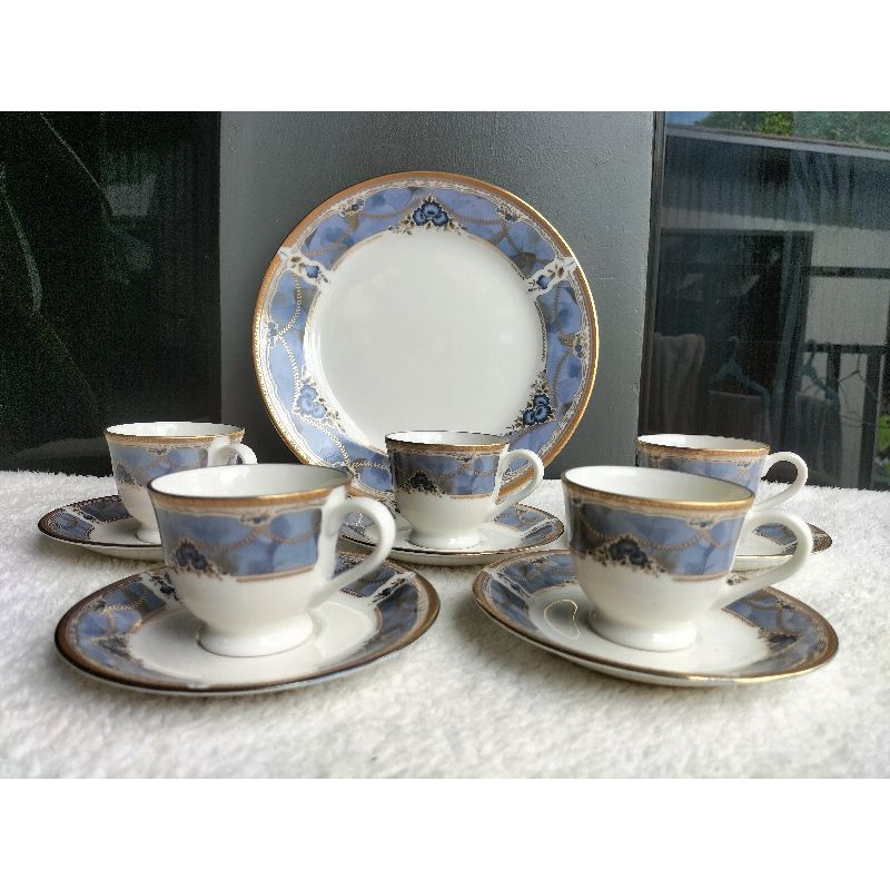 Tea cup and Plate set Narumi demitasse Salon Set made in Japan Shopee Philippines