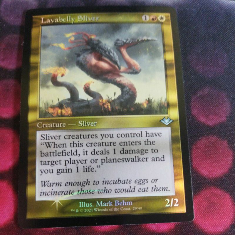 lavabelly sliver(foil)- MTG Cards Magic The Gathering Cards | 3ML MTG ...