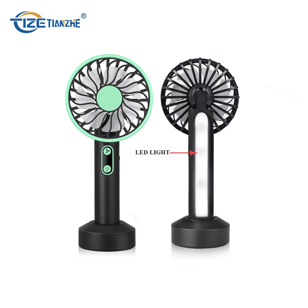 Small Held Cooling Rechargeable Table Handle Electric Stand Desk USB ...