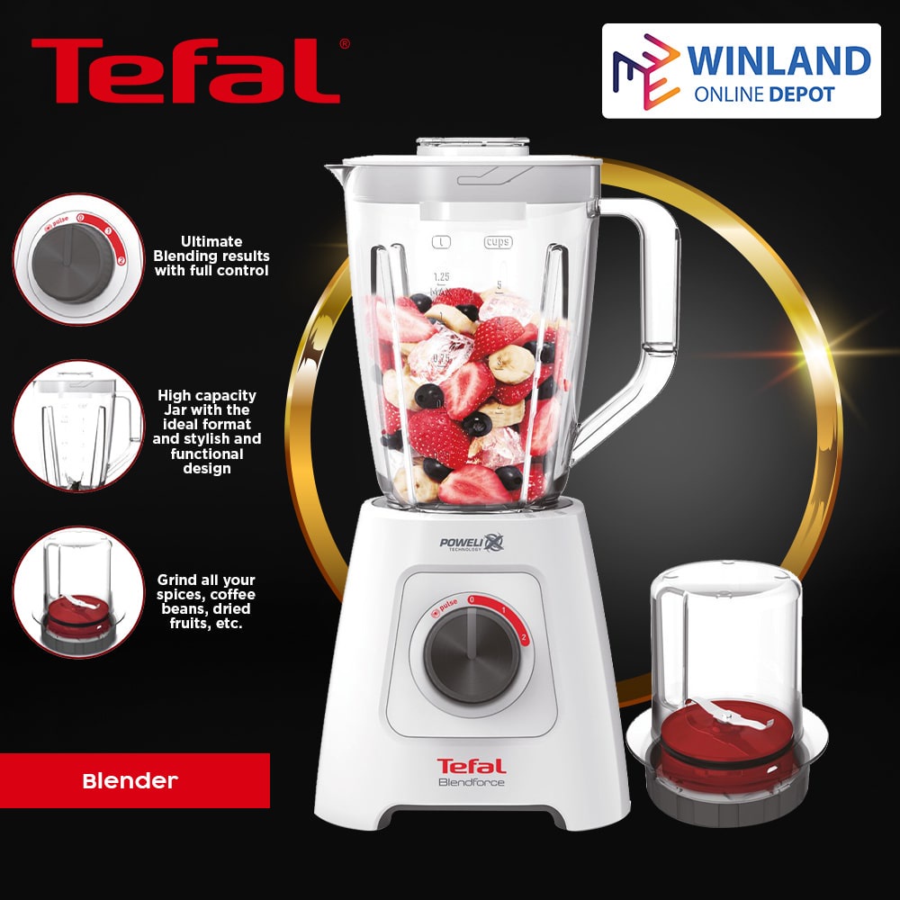 Tefal by Winland Blendforce White Ice Crusher Blender 600watts