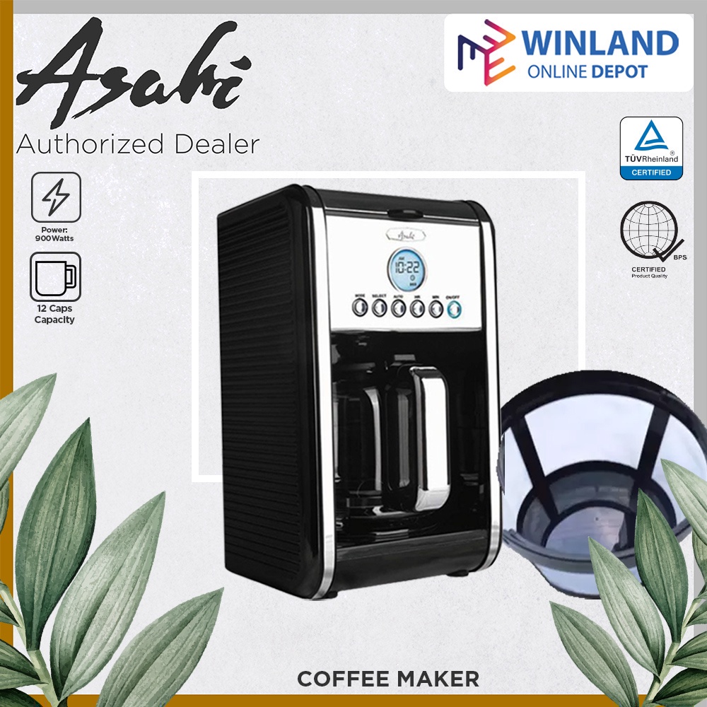 ASAHI by Winland 12cups Programmable Electric Coffee Maker CM033
